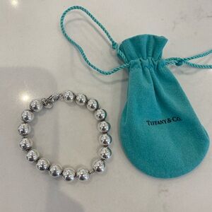 Tiffany & Co. Sterling Silver 10 MM HardWear
Ball Bracelet - 7 inches